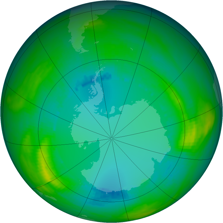 Ozone Map 1984-08-06